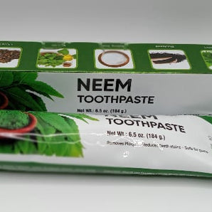 Neem Toothpaste - Natural Plaque Fighter for Fresh Breath, Gum Health & Whitening - Chemical-Free Oral Care